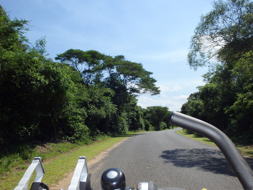 Cycling in South Africa.